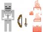 Mattel Minecraft 8 cm figurka Skeleton Flames and bow and arrow 4