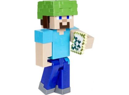 Mattel Minecraft 8 cm figurka Steve s helmou