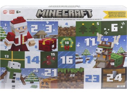 Mattel Minecraft Adventní kalendář 24 okének