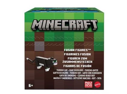 Mattel Minecraft velká figurka Tuxedo Cat