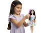 Mattel Moje první Barbie panenka černovláska s liškou 34 cm 6