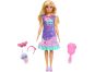 Mattel Moje první Barbie panenka den a noc fialová 34 cm - Poškozený obal 2
