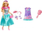 Mattel Moje první Barbie panenka den a noc fialová 34 cm