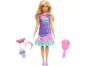 Mattel Moje první Barbie panenka den a noc fialová 34 cm 2