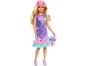Mattel Moje první Barbie panenka den a noc fialová 34 cm 4