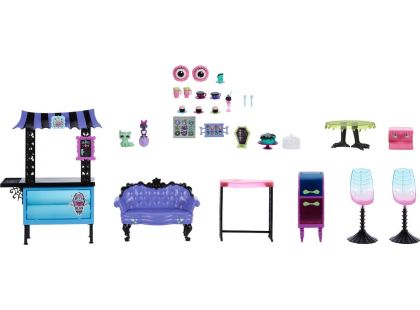 Mattel Monster High kavárna u náhrobku - Poškozený obal