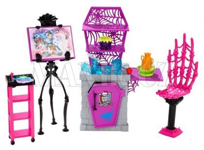 Mattel Monster High Školní set - Ateliér hodiny umění