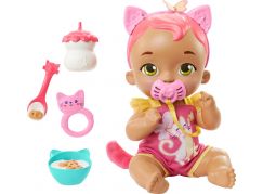 Mattel My Garden Baby koťátko se zvuky růžové 30 cm