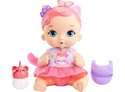 Mattel My Garden Baby miminko růžovo-fialové koťátko 30 cm