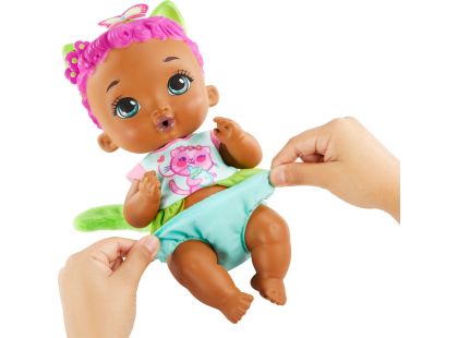 Mattel My Garden Baby miminko růžovo-zelené koťátko 30 cm - Poškozený obal