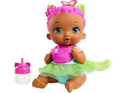 Mattel My Garden Baby miminko růžovo-zelené koťátko 30 cm - Poškozený obal