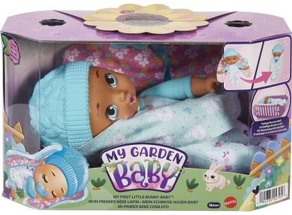 Mattel My Garden Baby™ moje první miminko modrý králíček 23 cm