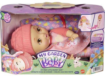 Mattel My Garden Baby™ moje první miminko růžový králíček 23 cm