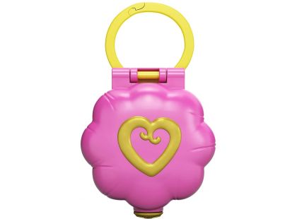 Mattel Polly Pocket panenka do kapsy růžová kytička GCN08