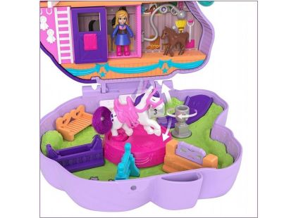 Mattel Polly Pocket pidi svět do kapsy koňská přehlídka