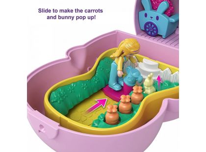 Mattel Polly Pocket pudřenka s překvapením Králíček