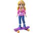 Mattel Polly Pocket sportovní panenka Skate Rockin Polly 2