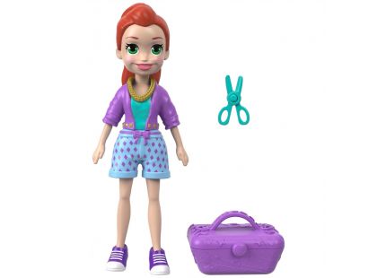 Mattel Polly Pocket sportovní panenka Totes cute Lila