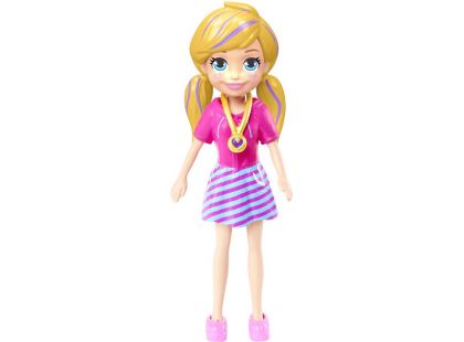 Mattel Polly Pocket stylová panenka pruhovaná sukně 97 Mattel Polly Pocket stylová panenka pruhovaná sukně 97