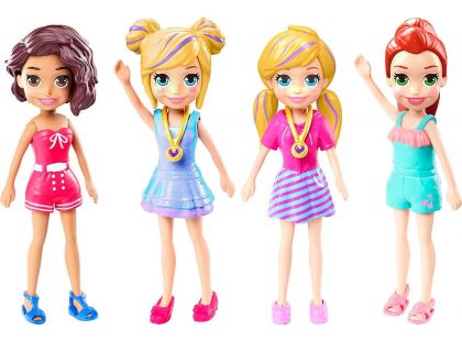 Mattel Polly Pocket stylová panenka pruhovaná sukně 97 Mattel Polly Pocket stylová panenka pruhovaná sukně 97