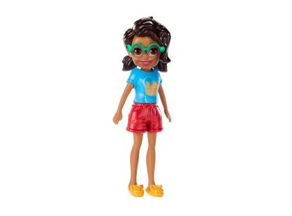 Mattel Polly Pocket stylová panenka Shani kraťasy 24