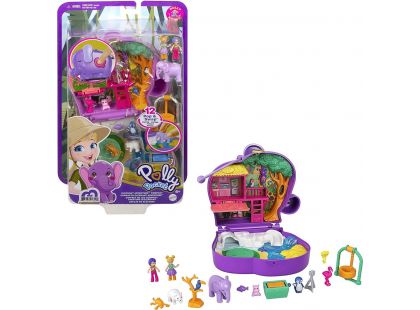 Mattel Polly Pocket svět do kapsy Elephant Adventure Compact 22
