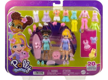 Mattel Polly Pocket velká sada oblečků a doplňků 1 - Poškozený obal