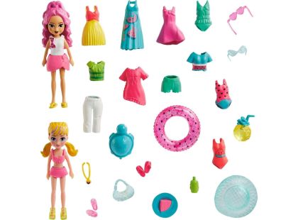 Mattel Polly Pocket velká sada oblečků a doplňků bazén