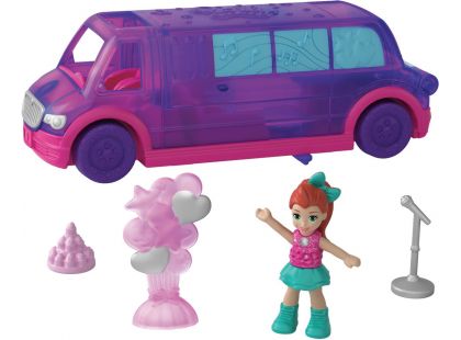 Mattel Polly pocket vozidlo fialový vůz