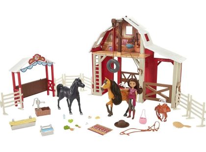 Mattel Spirit vychytaná stáj herní set - Poškozený obal