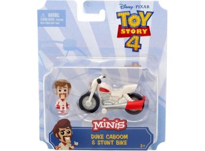 Mattel Toy story 4 minifigurka s vozidlem Duke Caboom a Stunt Bike