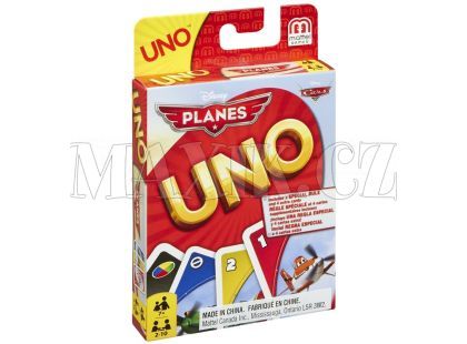 Mattel UNO Karty Planes