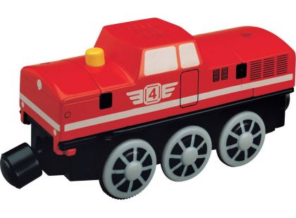 Maxim Elektrická lokomotiva červená 50853