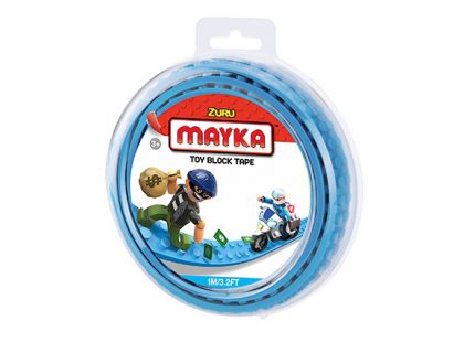 Mayka stavebnicová páska 1m světle modrá