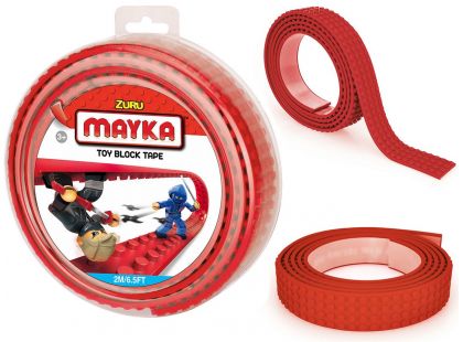 Mayka stavebnicová páska velká 2m červená