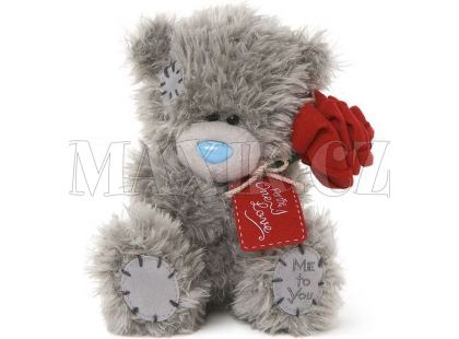 Me to you Medvídek s růží 16cm