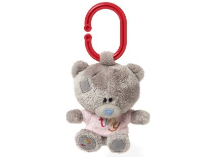 Me to you Tiny Tatty Teddy - Medvídek pískátko v růžovém tričku 10 cm