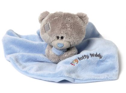 Me to you Tiny Tatty Teddy - Modrá dečka s medvídkem