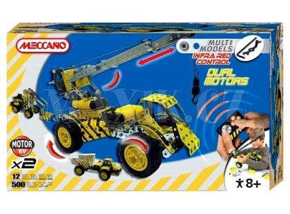 Meccano Autojeřáb IR dual motor MM12
