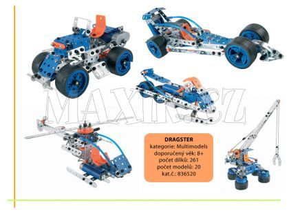 Meccano Dragster (motor 3V)