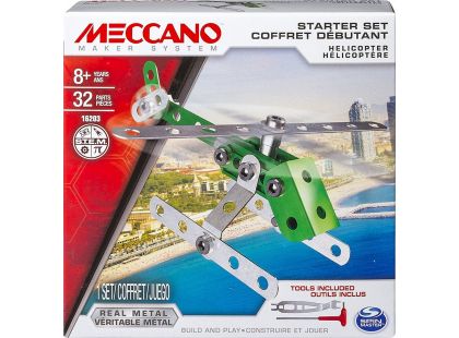 Meccano Stavebnice 4v1 Startovací set Helikoptéra