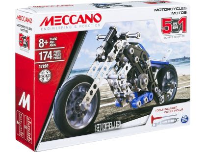 Meccano Stavebnice 5v1 Motocykly