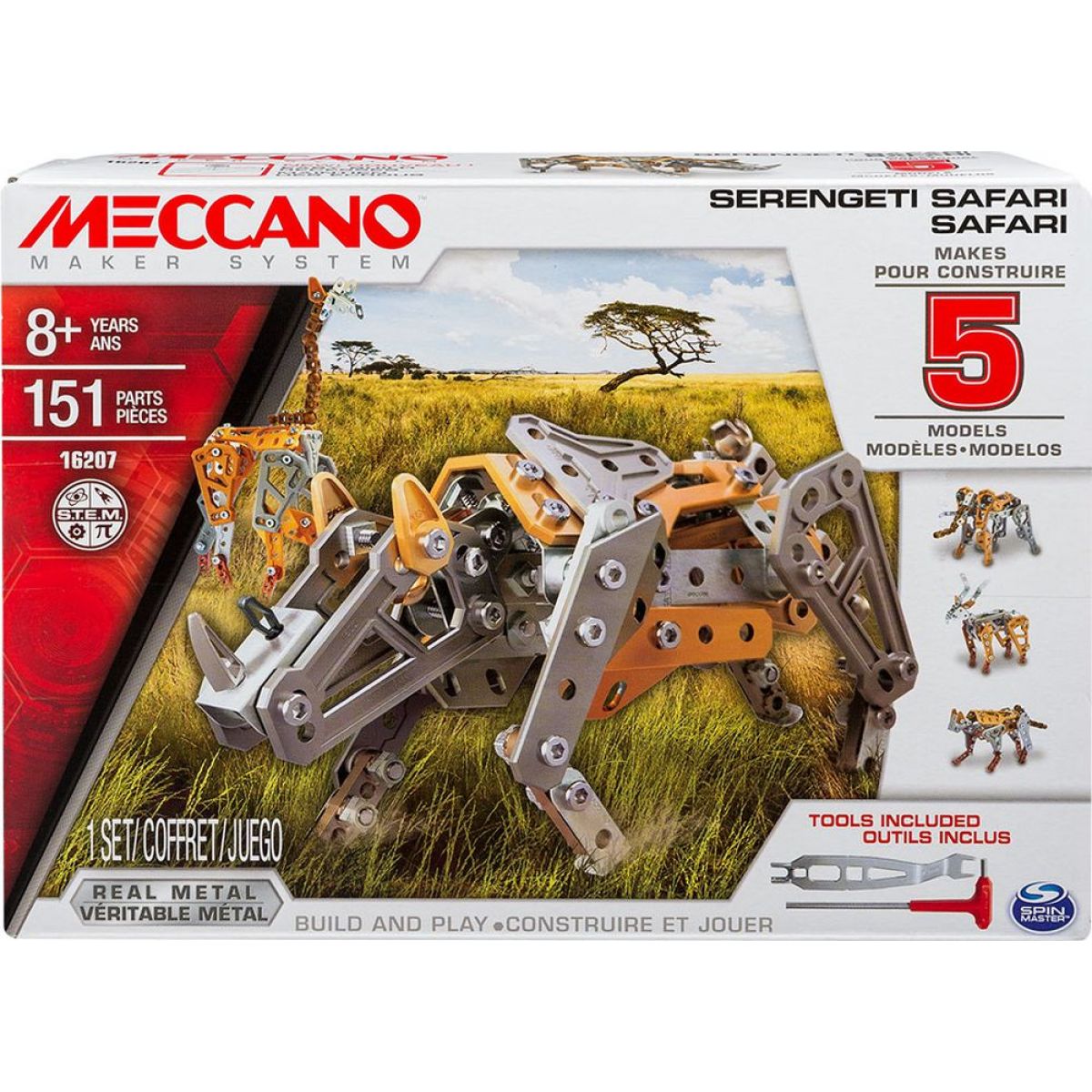 Meccano Stavebnice 5v1 Safari