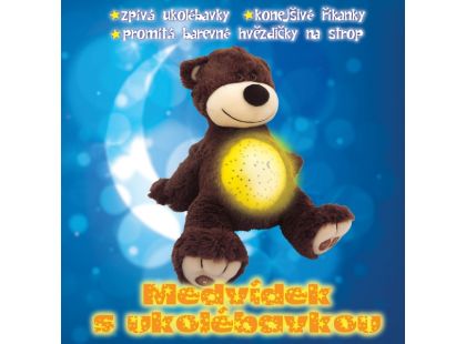 Medvídek - projektor s ukolébavkou