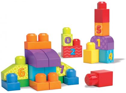 Mega Bloks First Builders kostky pro malého stavitele Čísla