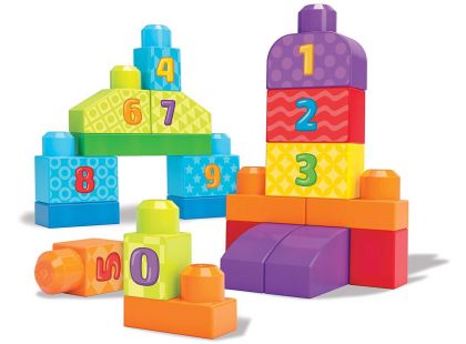 Mega Bloks First Builders kostky pro malého stavitele Čísla