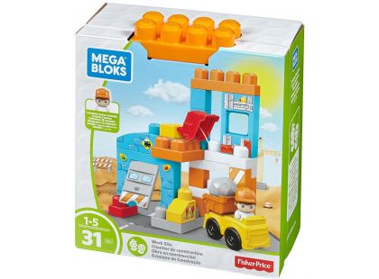 Mega Bloks herní set pojď si hrát Pracovní stanoviště