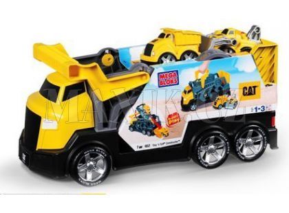 Mega Constructor s nákladním autem a bagrem