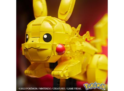 Mega Construx Pokémon sběratelský Pikachu 1087 dílků - Poškozený obal