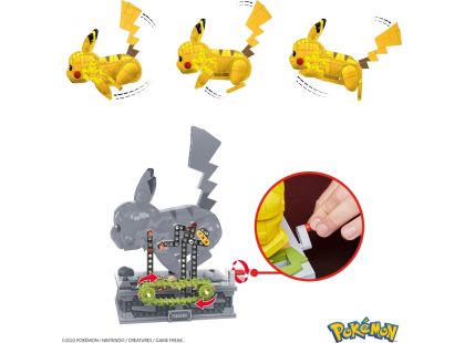 Mega Construx Pokémon sběratelský Pikachu 1087 dílků - Poškozený obal